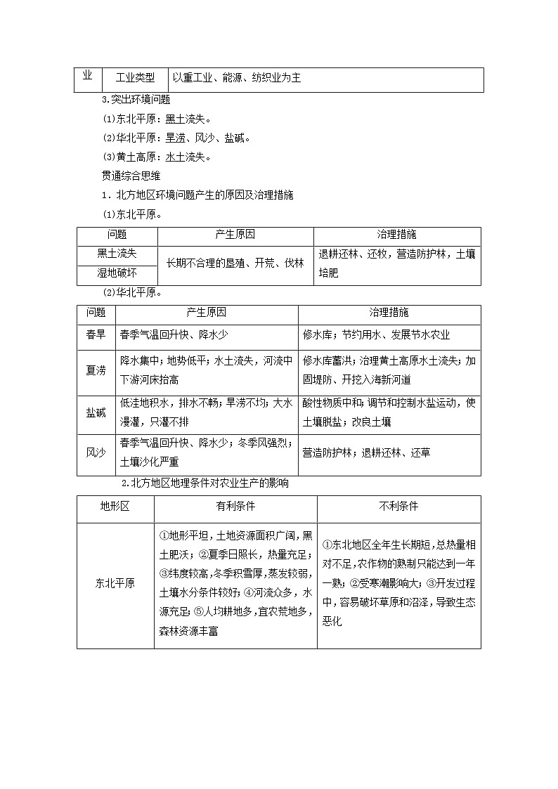 2024届高考地理一轮总复习第二十章中国地理第二节中国地理分区教师用书02