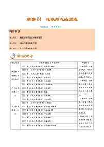 解密04 地表形态的塑造（讲义）-【高频考点解密】2022年高考地理二轮复习讲义+分层训练（浙江专用）