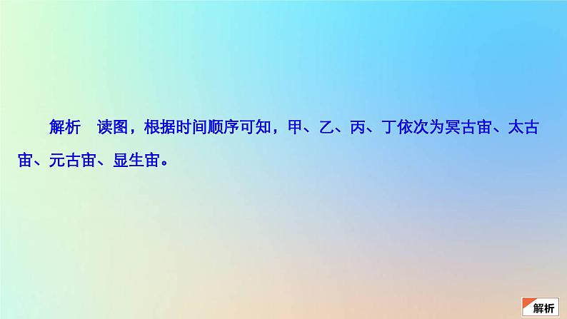 2023新教材高中地理第一章宇宙中的地球第三节地球的历史作业课件新人教版必修第一册08