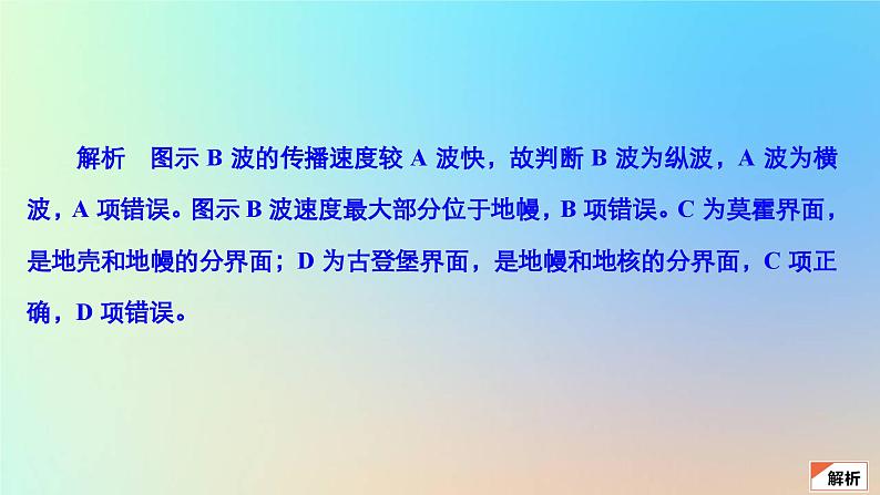 2023新教材高中地理第一章宇宙中的地球第四节地球的圈层结构作业课件新人教版必修第一册第5页