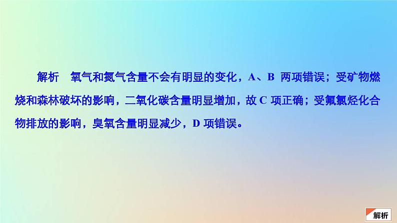 2023新教材高中地理第二章地球上的大气第一节大气的组成和垂直分层作业课件新人教版必修第一册07