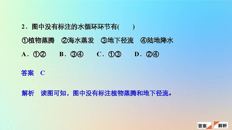 2023新教材高中地理第三章地球上的水第一节水循环作业课件新人教版必修第一册05