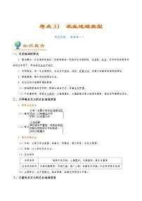 考点33 农业地域类型-备战2022年高考地理一轮复习考点帮