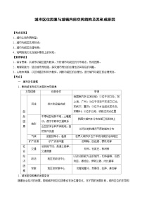 2.3.2 城市区位因素与城镇内部空间结构及其形成原因（讲练）-【高考君】备战2023年高考地理大一轮复习全考点精讲练（新高考专用）