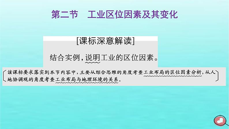 2024届高考地理一轮总复习第二编第十一章产业区位因素第二节工业区位因素及其变化课件第1页