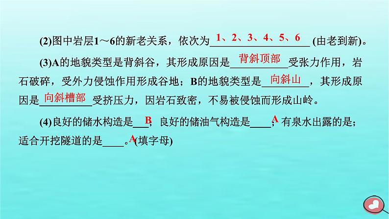 2024届高考地理一轮总复习第一编第六章地貌与地表形态的塑造第二节构造地貌的形成课件第4页