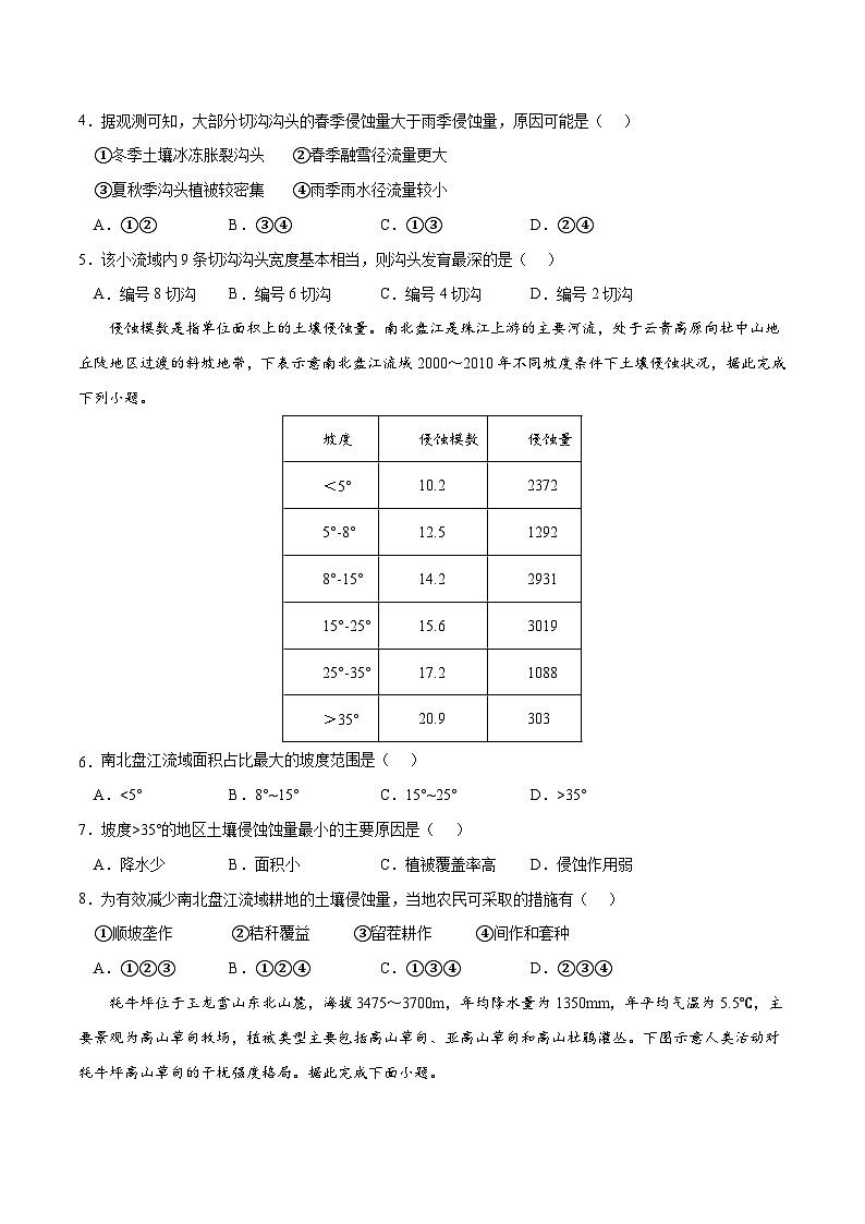 专题18 资源、环境与区域发展-2023年高考地理一轮复习小题多维练（原卷版）第2页