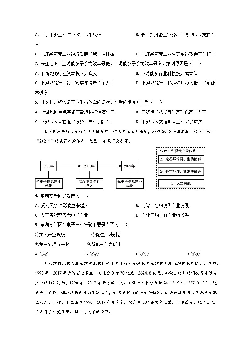 山东省淄博第五中学2022-2023学年高二下学期3月月考地理试题第2页