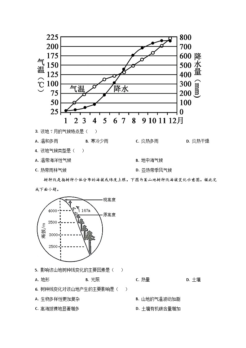 山东省烟台市烟台经济技术开发区2022-2023学年高二上学期期中地理试题第2页