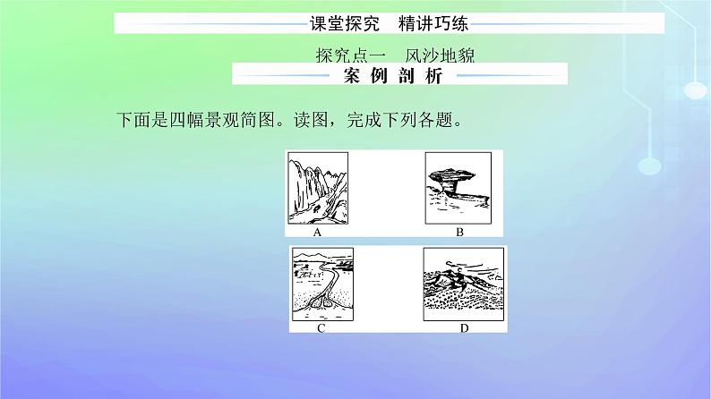 新教材2023高中地理第二章自然地理要素及现象第一节主要地貌的景观特点第二课时风沙地貌和喀斯特地貌课件中图版必修第一册08