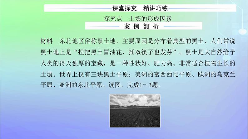 新教材2023高中地理第二章自然地理要素及现象第六节土壤的主要形成因素课件中图版必修第一册07