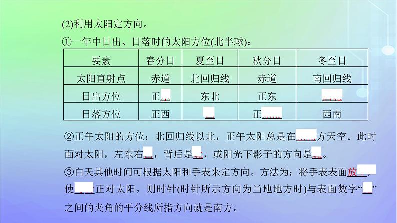 新教材2023高中地理第四章自然地理实践的基本方法第一节自然地理野外实习方法课件中图版必修第一册06