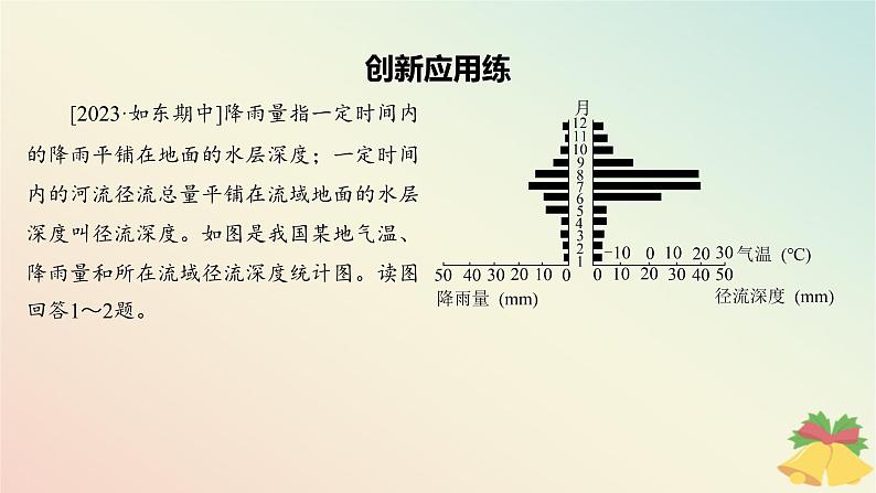 江苏专版2023_2024学年新教材高中地理第四章陆地水与洋流章末培优练课件湘教版选择性必修102