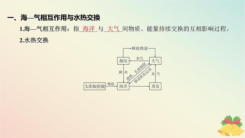江苏专版2023_2024学年新教材高中地理第四章陆地水与洋流第三节海_气相互作用课件湘教版选择性必修1第5页