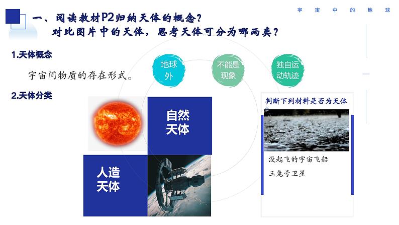 2019人教版必修一地球的宇宙环境课件06