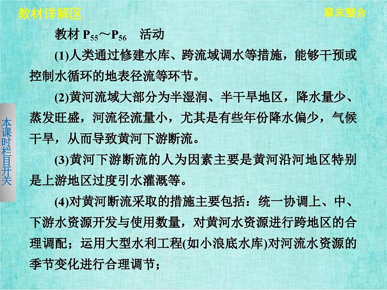 人教版高中地理必修1第三章地球上的水章末整合课件PPT第4页