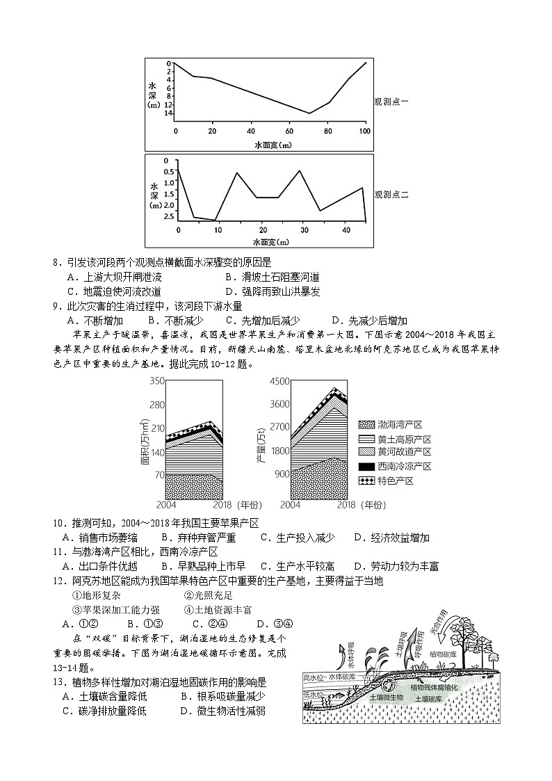 广东省东莞市东华高级中学、东华松山湖高级中学2023-2024学年高二上学期开学考试地理试题02