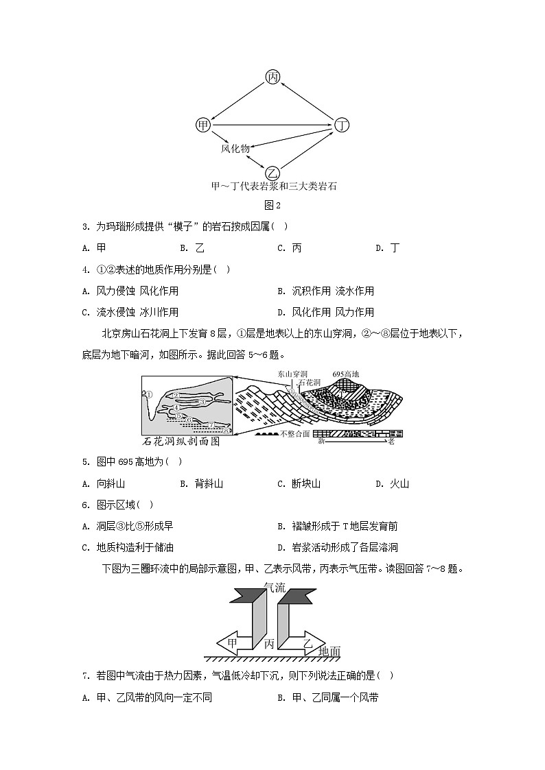 江苏专版2023_2024学年新教材高中地理模块综合测评湘教版选择性必修102