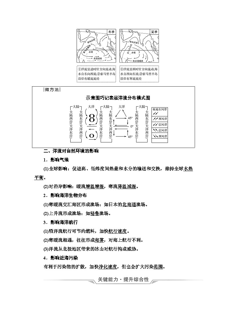 高考地理一轮复习第3章第3节洋流学案第2页