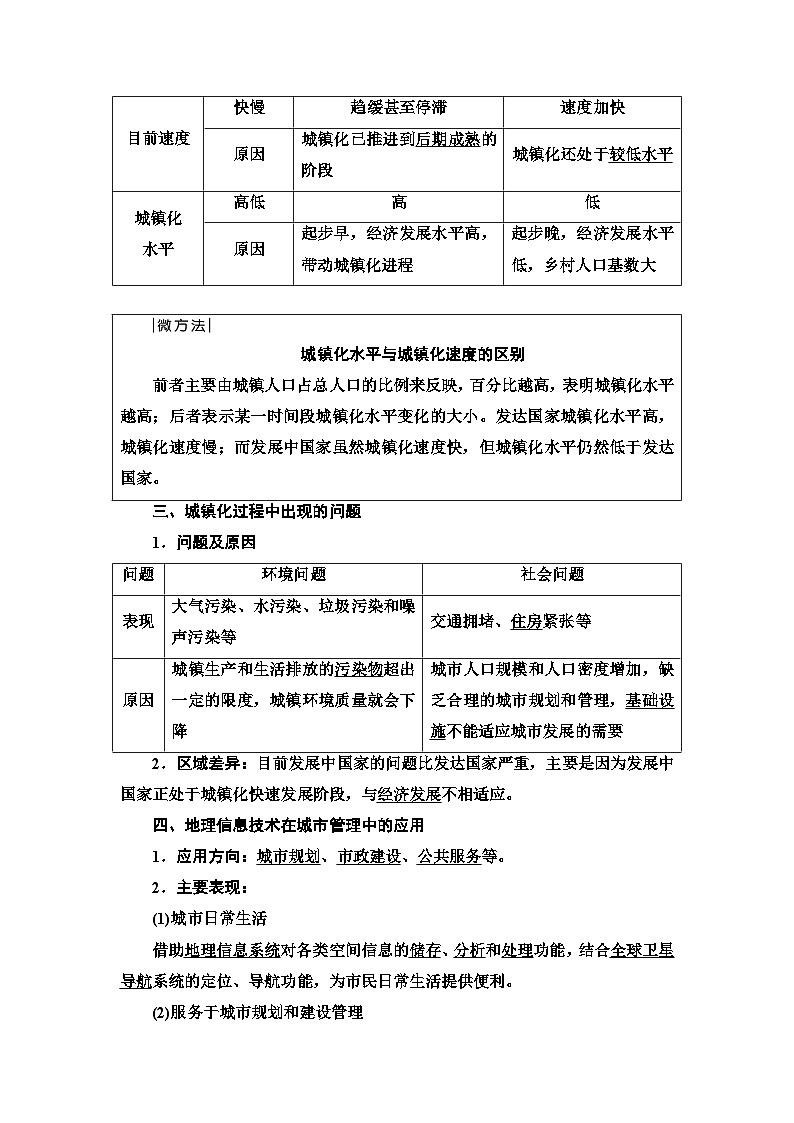 高考地理一轮复习第8章第2节城镇化地域文化与城乡景观学案第2页