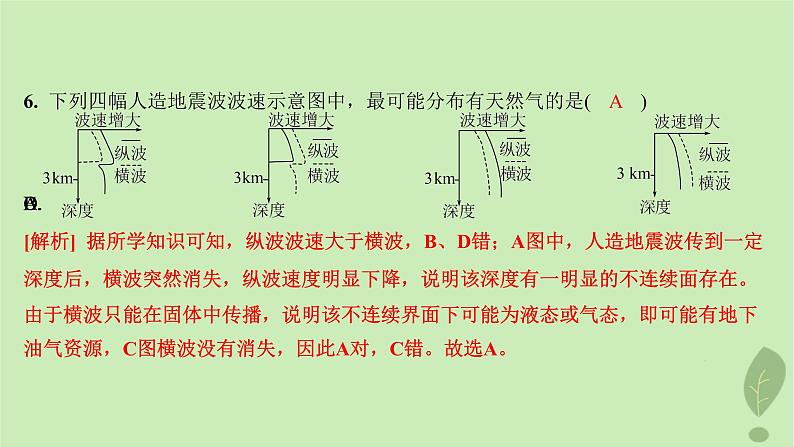 江苏专版2023_2024学年新教材高中地理第一单元从宇宙看地球第三节地球的圈层结构分层作业课件鲁教版必修第一册08