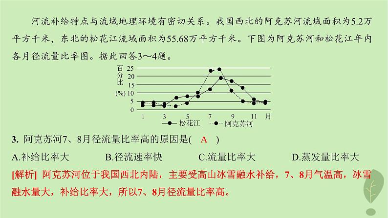 江苏专版2023_2024学年新教材高中地理第四单元水体运动的影响测评课件鲁教版选择性必修104