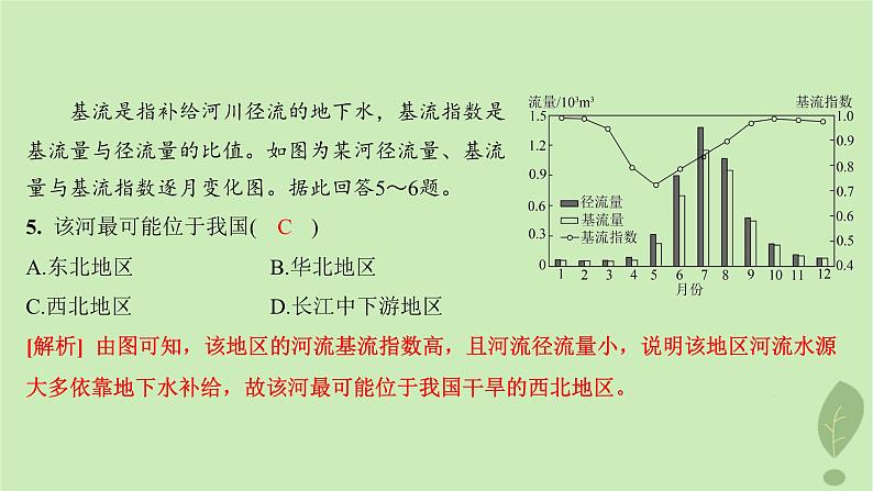 江苏专版2023_2024学年新教材高中地理第四单元水体运动的影响测评课件鲁教版选择性必修106