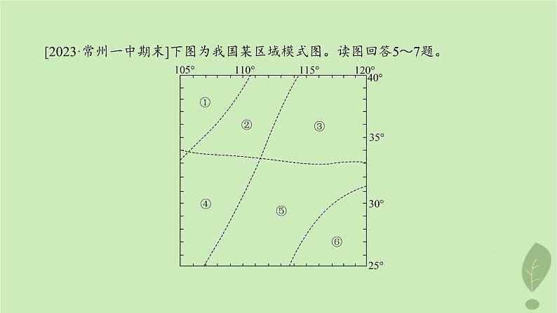 江苏专版2023_2024学年新教材高中地理第五单元自然环境的特征单元活动学会分析区域自然环境分层作业课件鲁教版选择性必修106