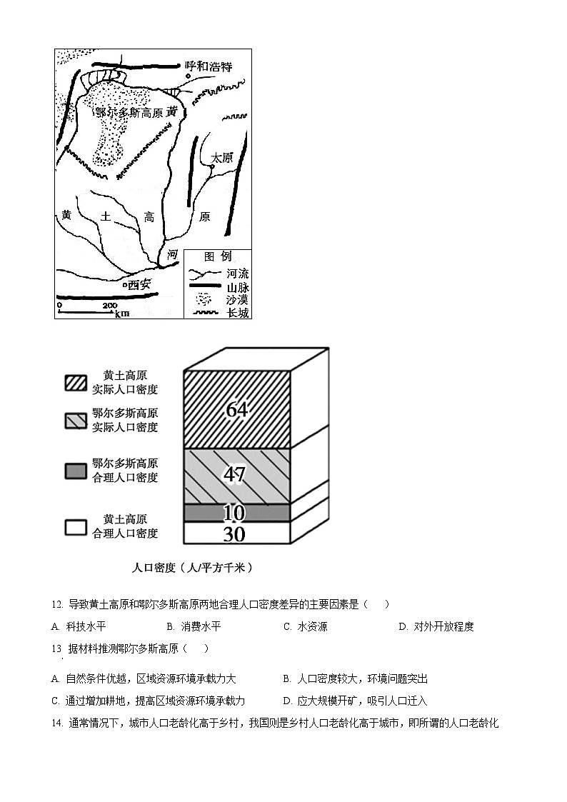 2021嘉兴八校联盟高一下学期期中联考地理试题含解析03