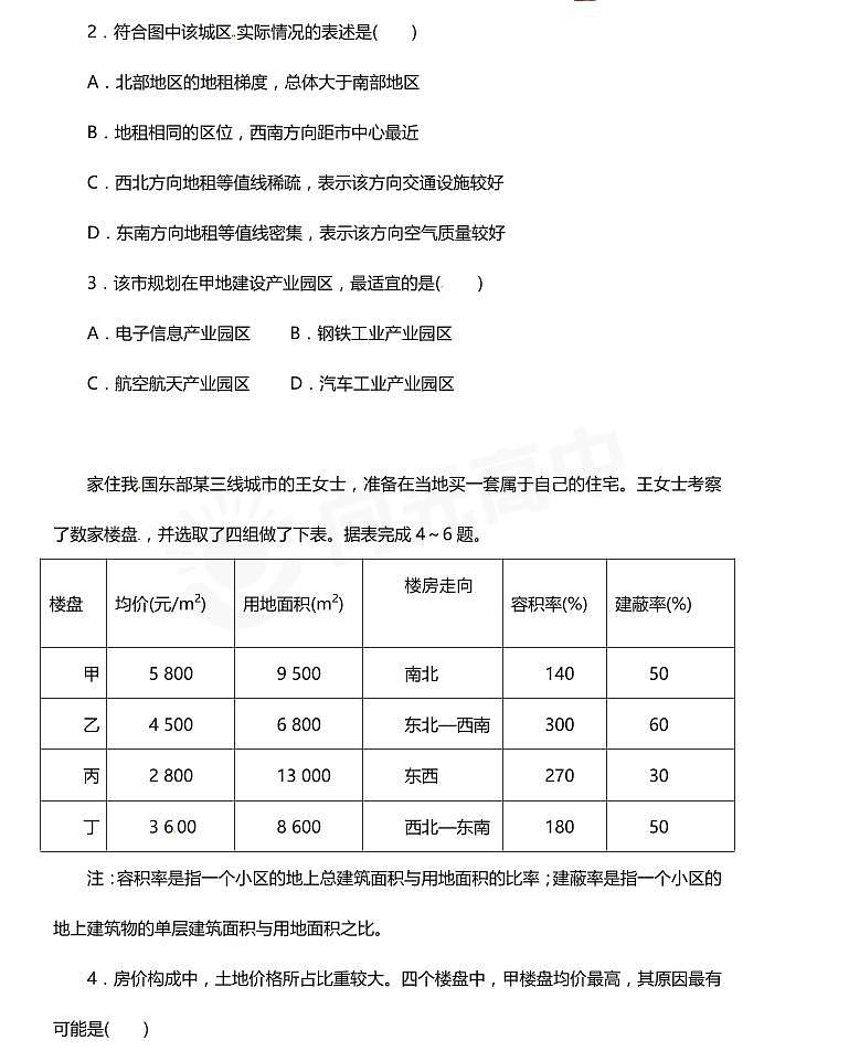 06高中地理总复习专项押题卷02