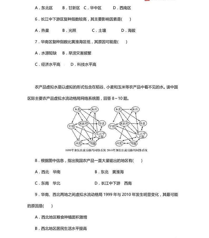 14高中地理总复习专项押题卷03