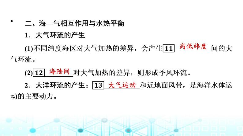 湘教版高中地理选择性必修1第4章第3节海—气相互作用课件06