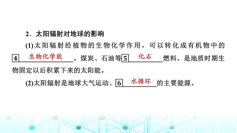 湘教版高中地理必修第一册第1章第2节太阳对地球的影响课件第6页