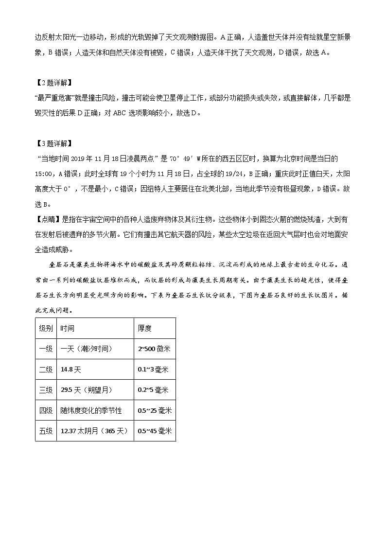 重庆市巴蜀中学2023-2024学年高三地理上学期适应性月考试题（二）（Word版附解析）第2页