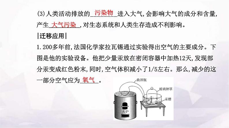 人教版高中地理必修第一册第二章第一节大气的组成和垂直分层课件05