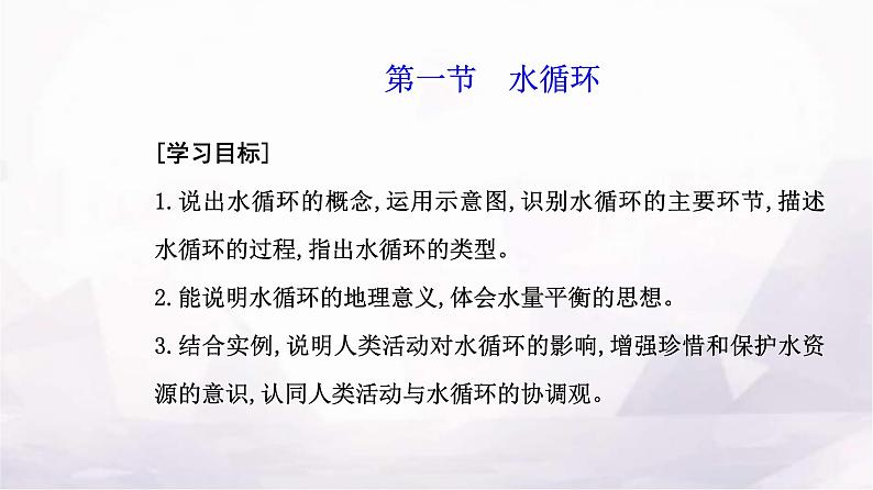 人教版高中地理必修第一册第三章第一节水循环课件第2页