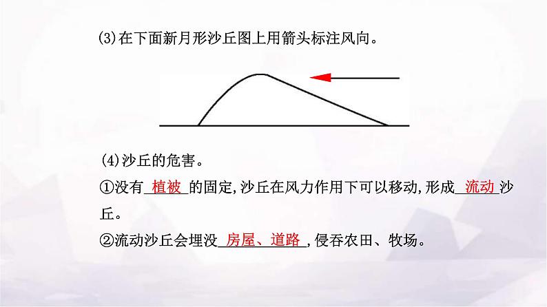 人教版高中地理必修第一册第四章第一节第二课时风沙地貌海岸地貌课件第5页