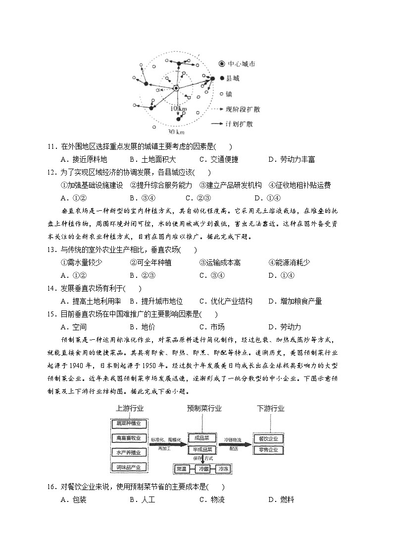 新高考地理模拟练习卷41（含答案）第3页