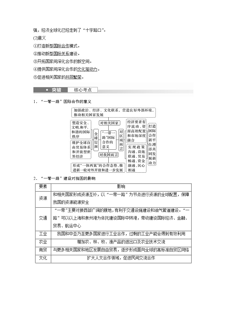 （人教版）新高考地理一轮复习课时精品学案 第3部分　第4章　课时68　国际合作（含解析）第2页