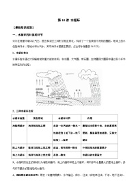 新高考地理一轮复习知识梳理+过关训练第10讲 水循环（含解析）