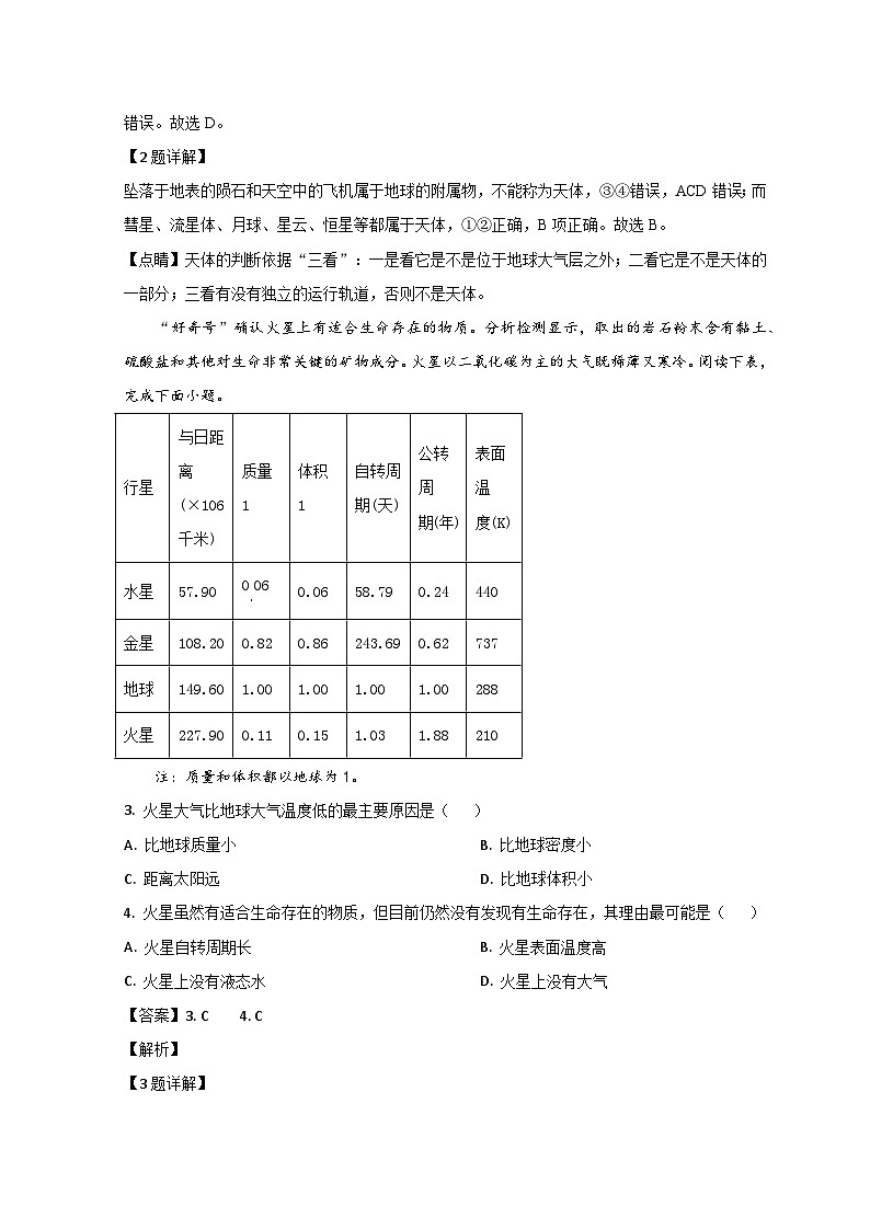 山东省德州市夏津县育中万隆中英文高级中学2023-2024学年高一地理上学期9月月考试题（Word版附解析）02