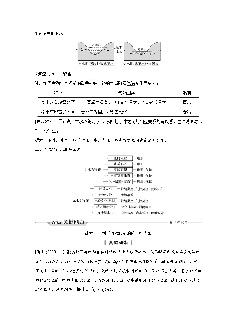 新高考地理一轮复习精品学案第16讲　陆地水和河湖（含解析）第3页