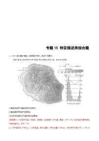 新高考地理二轮复习重难点突破练习专题15 特征描述类综合题（含解析）