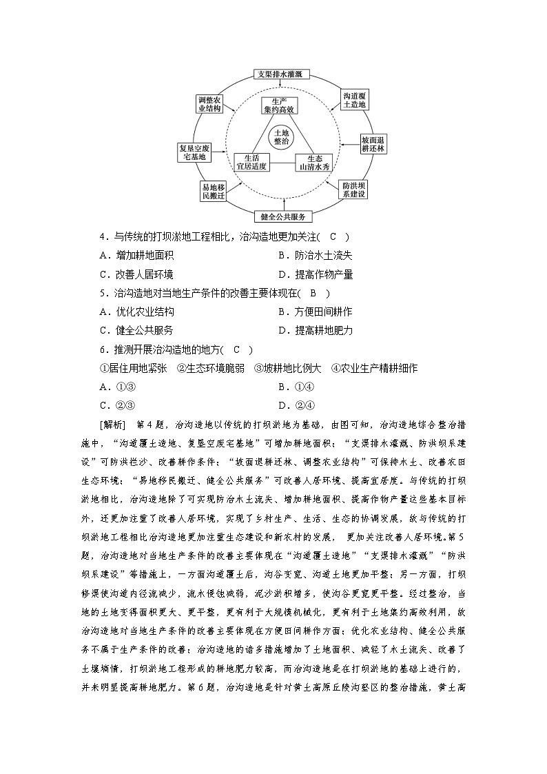 新高考地理一轮复习课时练习[30]　第13章第1讲　荒漠化和水土流失的成因与防治措施（含解析）第2页