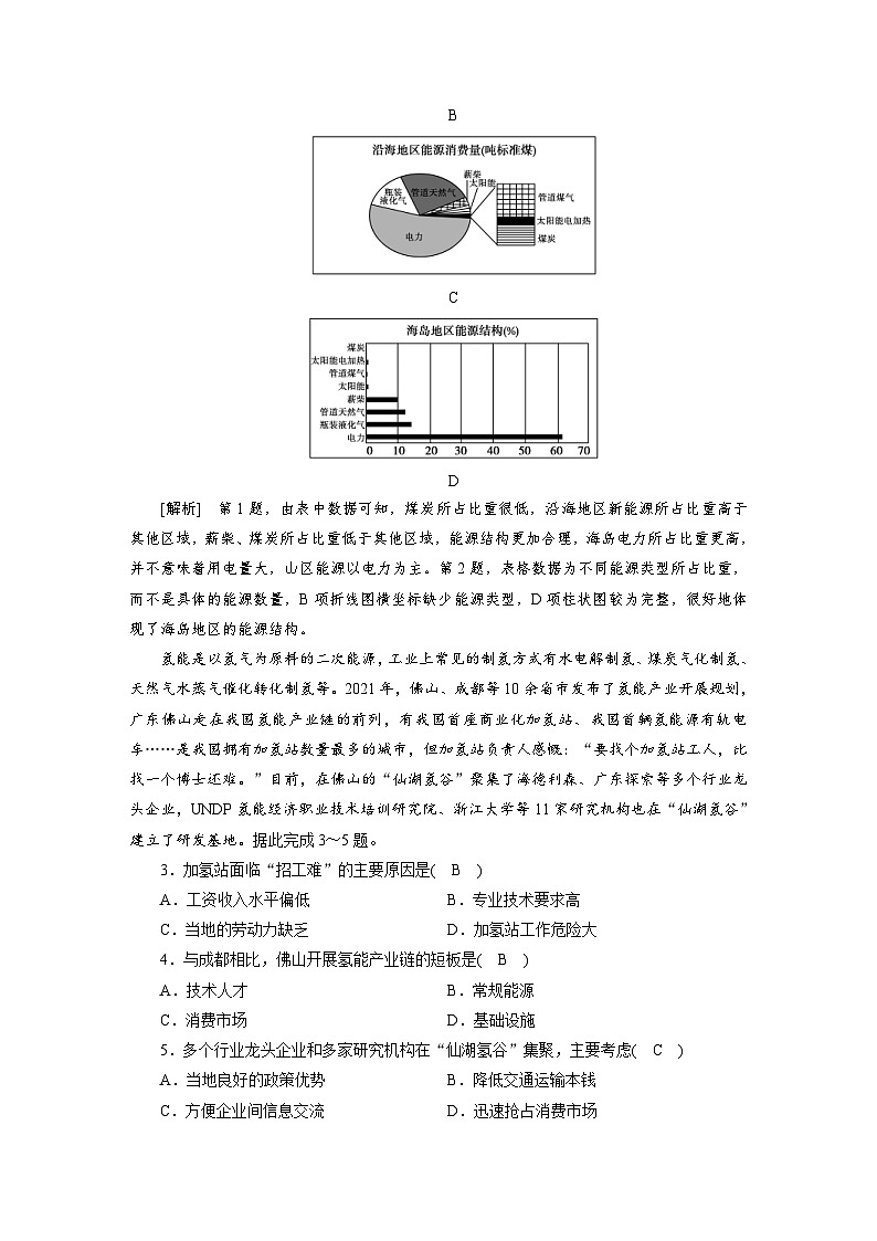 新高考地理一轮复习课时练习[32]　第14章 第1讲　能源资源的开发（含解析）第2页