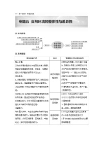 新高考地理二轮复习精品讲义 第1部分 专题突破 专题5 考点1　自然环境的整体性（含解析）