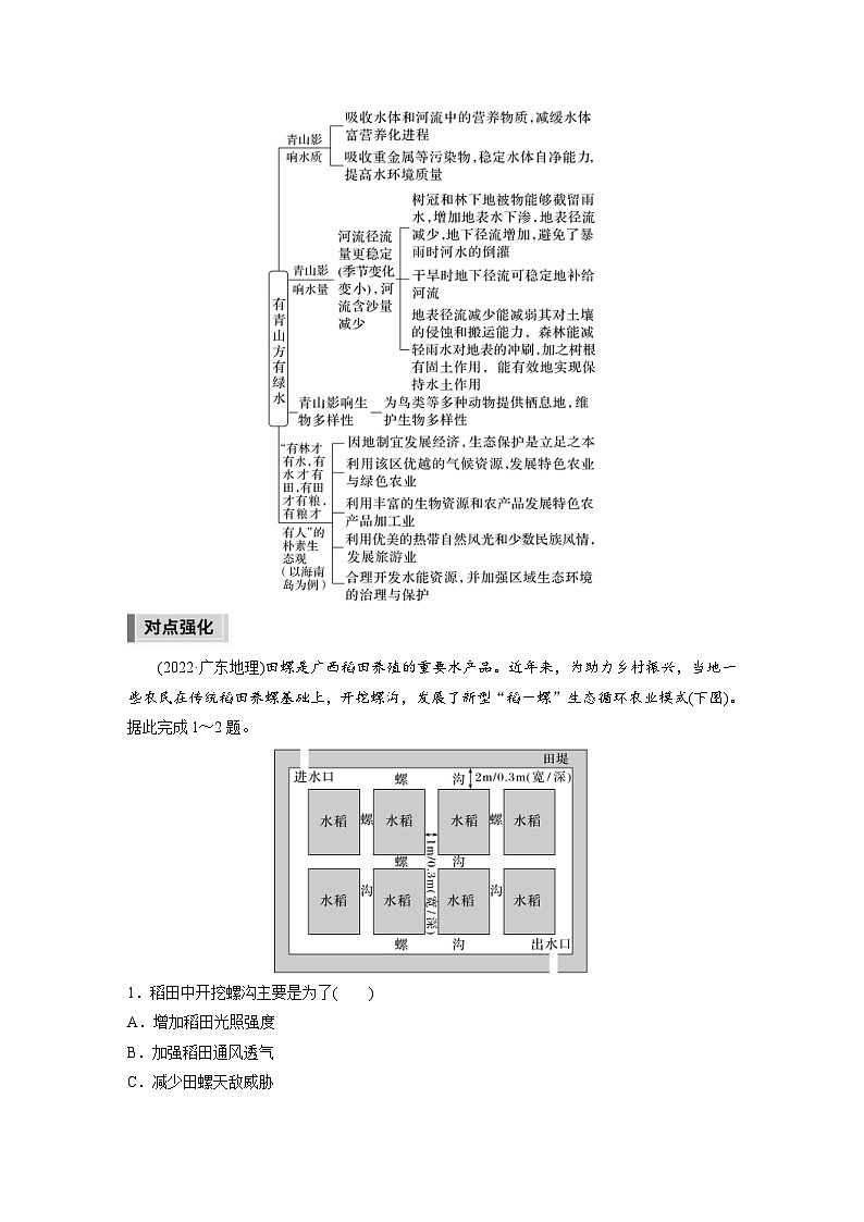 新高考地理二轮复习精品讲义 第1部分 专题突破 专题14 微专题27　生态文明（含解析）02