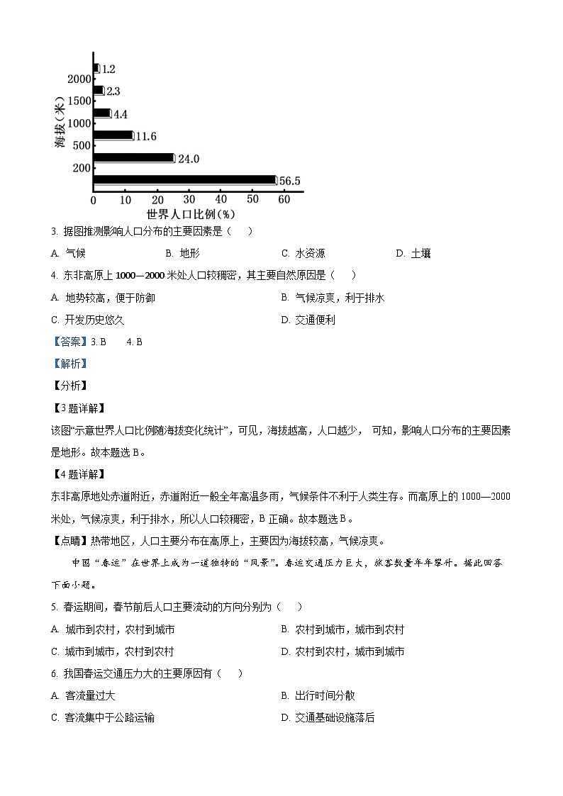 【期中真题】天津市第一中学2020-2021学年高一下学期期中地理试题.zip02