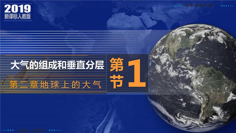 2.1+大气的组成和垂直分层-2023-2024学年高一地理同步优质课件（人教版2019必修第一册）02