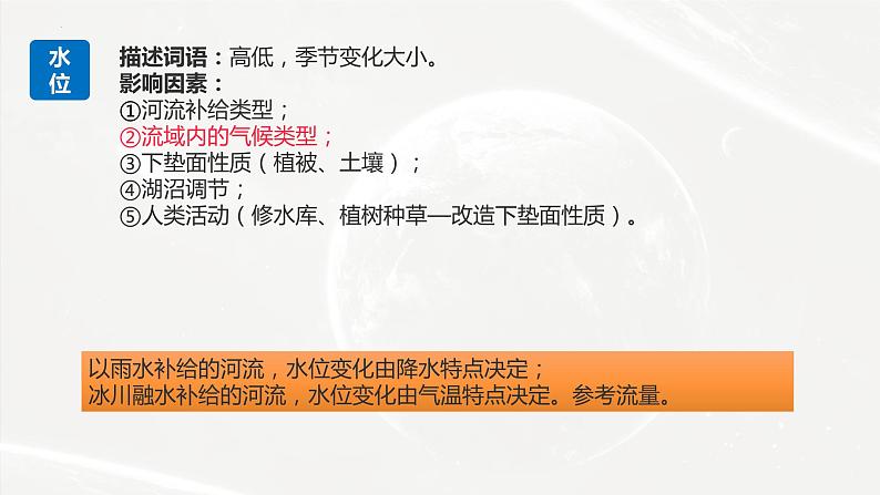 2023届高考地理二轮复习课件 河流水文水系特征第4页